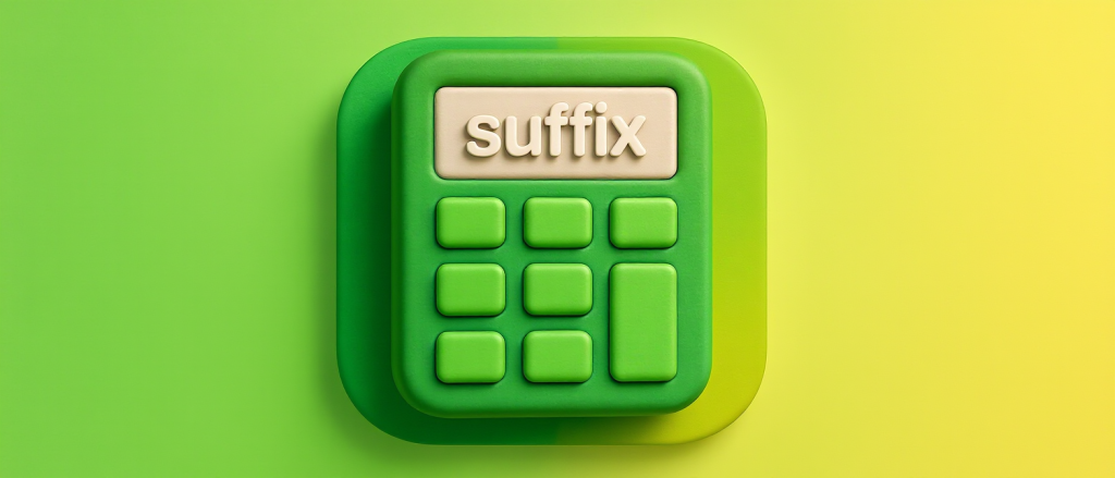 Suffix Flashcards