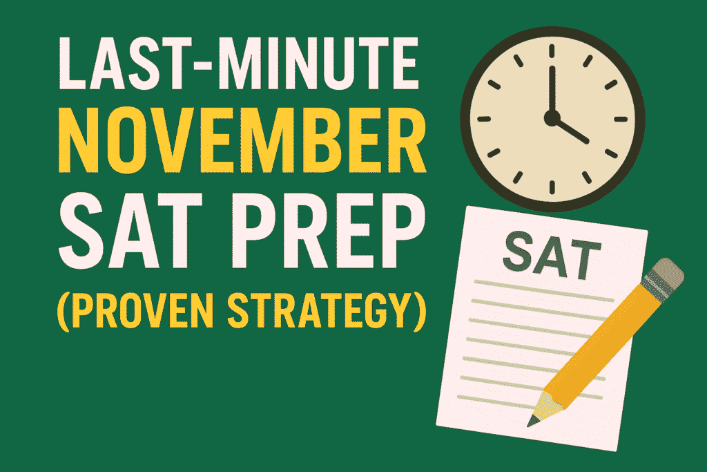 November SAT Last Minute Tips